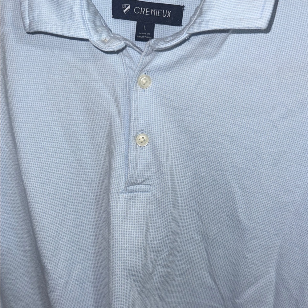 Daniel Cremieux Sky Blue Polo Shirt - Picture 5 of 5
